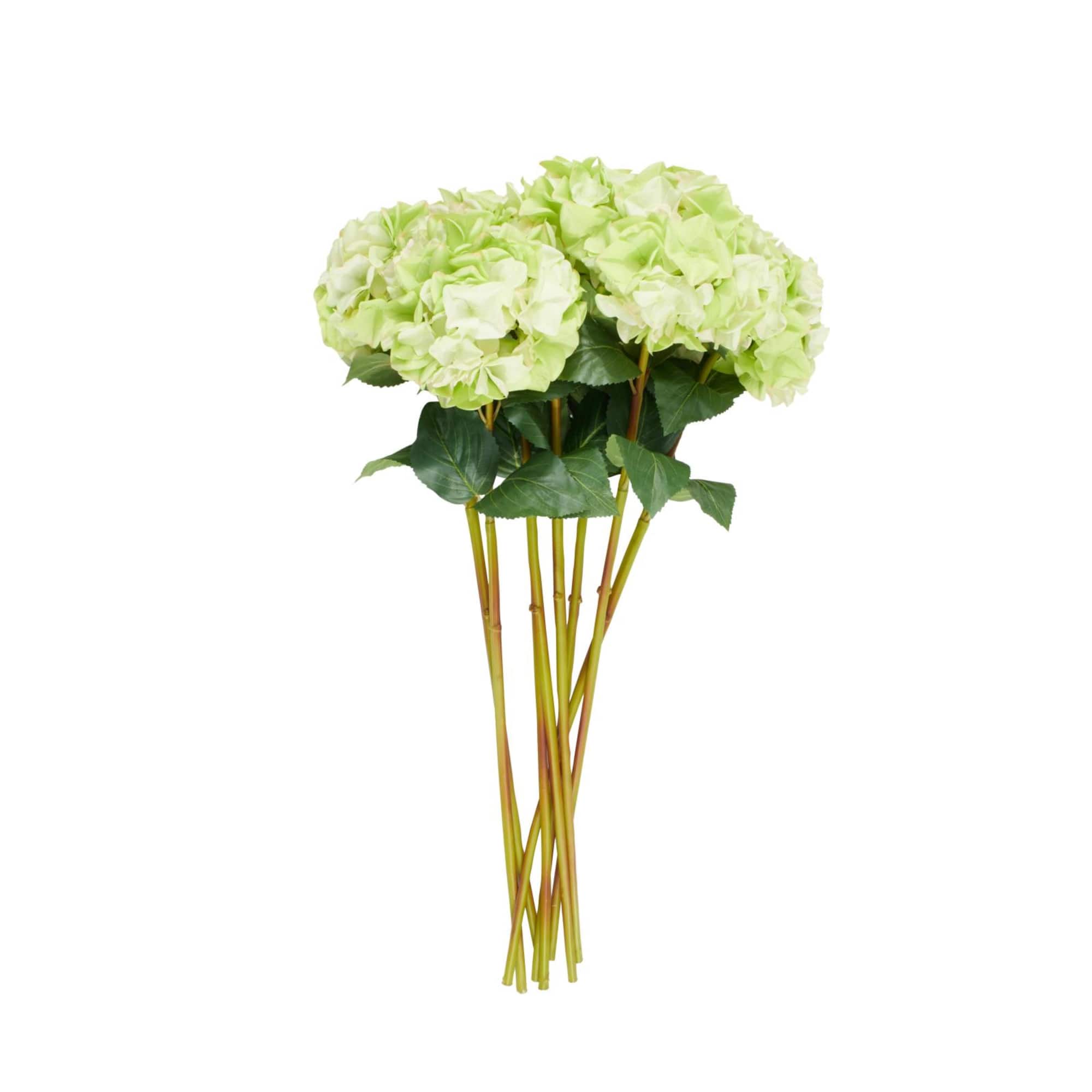 32" Green Hydrangea Artificial Flower Stem, 8ct.